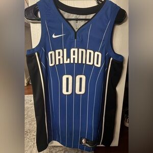 Orlando Blue Basketball Jersey with Number 00